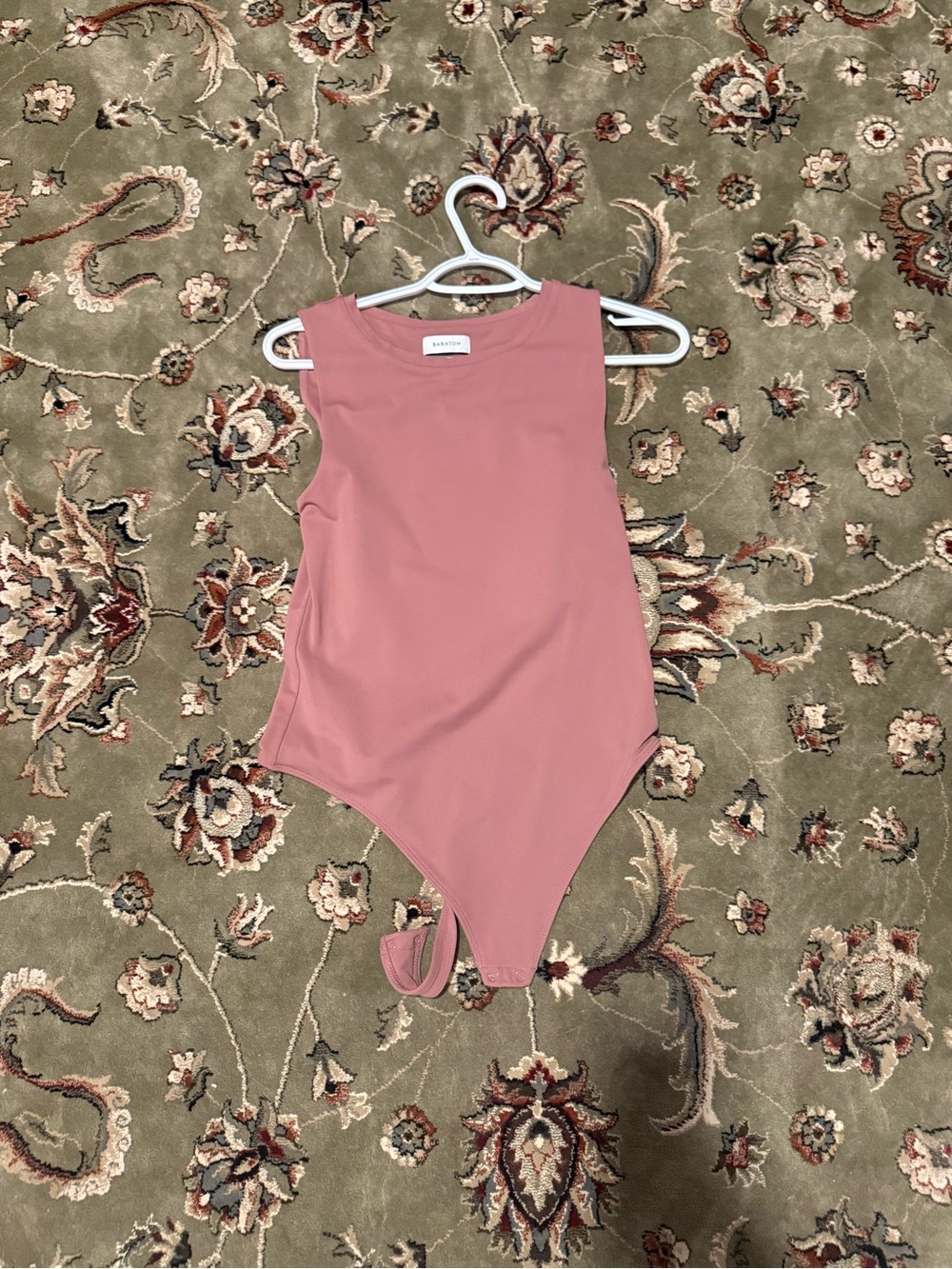 Babaton Dusty Rose Body Suit Sleeveless